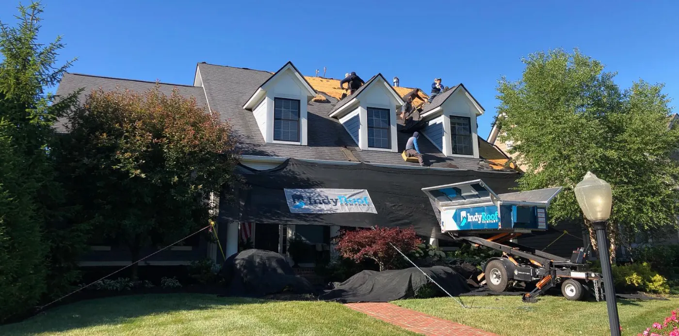 Storm damage documented on a Hannah Crossing home